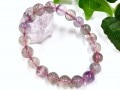 【1点もの】優しいレインボーカラー★天然石ブレスレット/レインボーフローライト（fluorite,蛍石）/ラウンド/10mm/1本【天然石/パワーストーン】【アメリカツーソン・香港展示会・世界各地出展