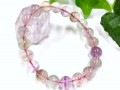 【1点もの】優しいレインボーカラー★天然石ブレスレット/レインボーフローライト（fluorite,蛍石）/ラウンド/10mm/1本【天然石/パワーストーン】【アメリカツーソン・香港展示会・世界各地出展