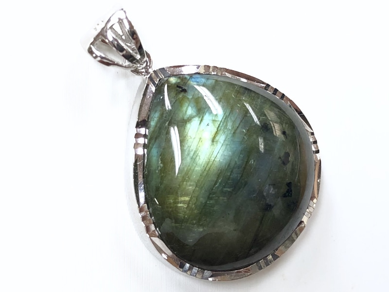 ��1��ʪ�ۿ���Ū�ʸ������ĥ�֥�ɥ�å��󥹡�silver925��/ŷ���Хڥ����ȥȥå�/��֥�ɥ饤��(Labradorite/�⳥Ĺ��)/1�ġ�ŷ����/�ѥ���ȡ���ۡڥ���ꥫ�ġ����󡦹��Ÿ�����������Ͻ�Ÿ���㤤�դ���N