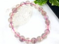 【1点もの】優しいレインボーカラー★天然石ブレスレット/レインボーフローライト（fluorite,蛍石）/ラウンド/9mm/1本【天然石/パワーストーン】【アメリカツーソン・香港展示会・世界各地出展品