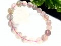 【1点もの】優しいレインボーカラー★天然石ブレスレット/レインボーフローライト（fluorite,蛍石）/ラウンド/10mm/1本【天然石/パワーストーン】【アメリカツーソン・香港展示会・世界各地出展