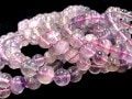 繊細な透明感★天然石ブレスレット/パープルフローライト（fluorite,蛍石）/ラウンド/9mm/1本【天然石/パワーストーン】【アメリカツーソン・香港展示会・世界各地出展品買い付け】Y|フローライ