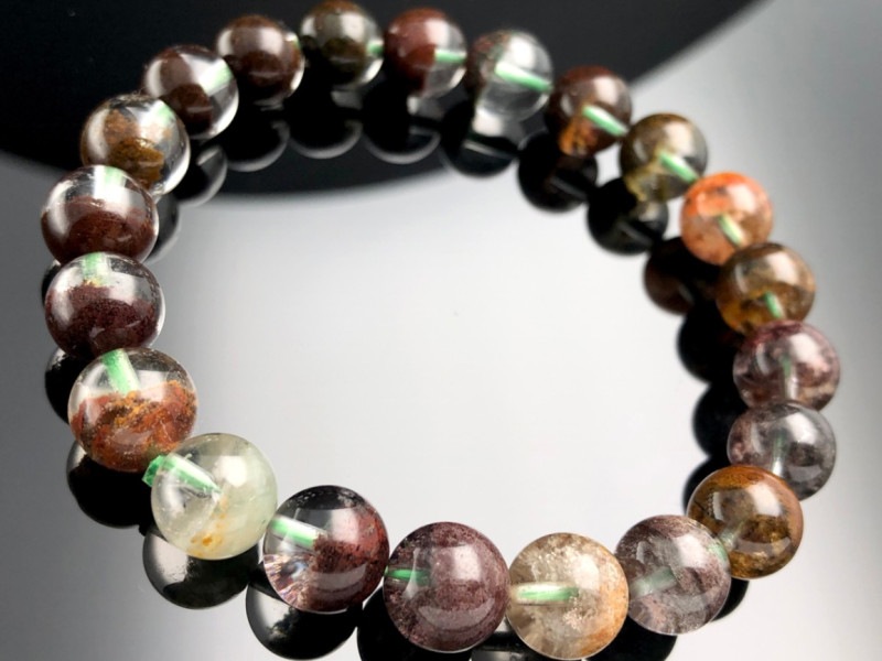 ��1��ʪ�ۥ쥢������Τ褦�ʼ�����¤���������������礤��FA���졼��/ŷ���Х֥쥹��å�/�ߥå��������ǥ󥯥�����(garden quartz/����徽)/�饦���/��8-9mm/1�ܡ�ŷ����/�ѥ���ȡ���ۡڥ���ꥫ�ġ����󡦹��Ÿ�����������Ͻ�Ÿ���㤤�դ���B