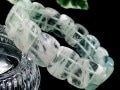 たっぷり天使の羽！★天然石ブレスレット/エンジェルフェザーフローライト（Fluorite、石花蛍石）/バングル/約16mm/1個【天然石/パワーストーン】【アメリカツーソン・香港展示会・世界各地出展品