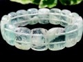 たっぷり天使の羽！★天然石ブレスレット/エンジェルフェザーフローライト（Fluorite、石花蛍石）/バングル/約16mm/1個【天然石/パワーストーン】【アメリカツーソン・香港展示会・世界各地出展品