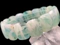 たっぷり天使の羽！★天然石ブレスレット/エンジェルフェザーフローライト（Fluorite、石花蛍石）/バングル/約16mm/1個【天然石/パワーストーン】【アメリカツーソン・香港展示会・世界各地出展品