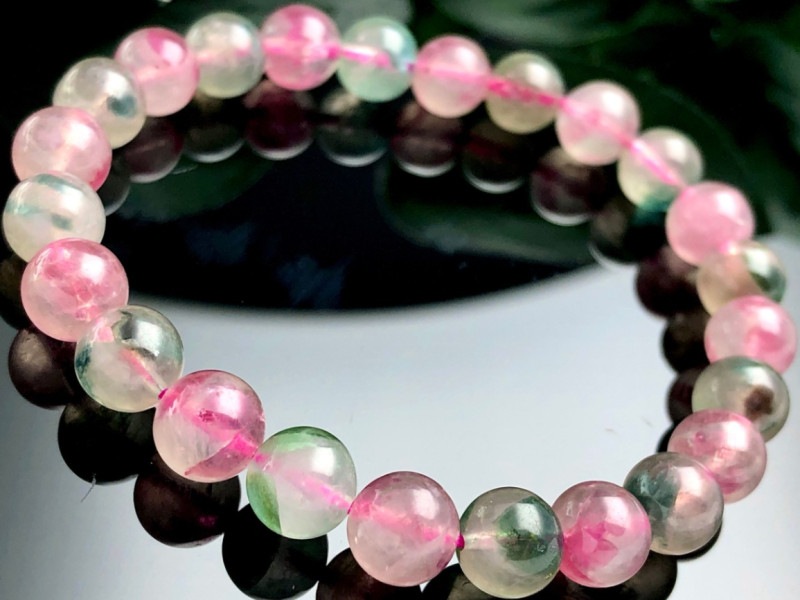 1ΡۡȤγȷ򹯱СŷХ֥쥹å/ȥޥWatermelon Tourmaline/ŵС/饦/7mm/1ġŷ/ѥȡۡڥꥫġ󡦹ŸϽŸ㤤դ*