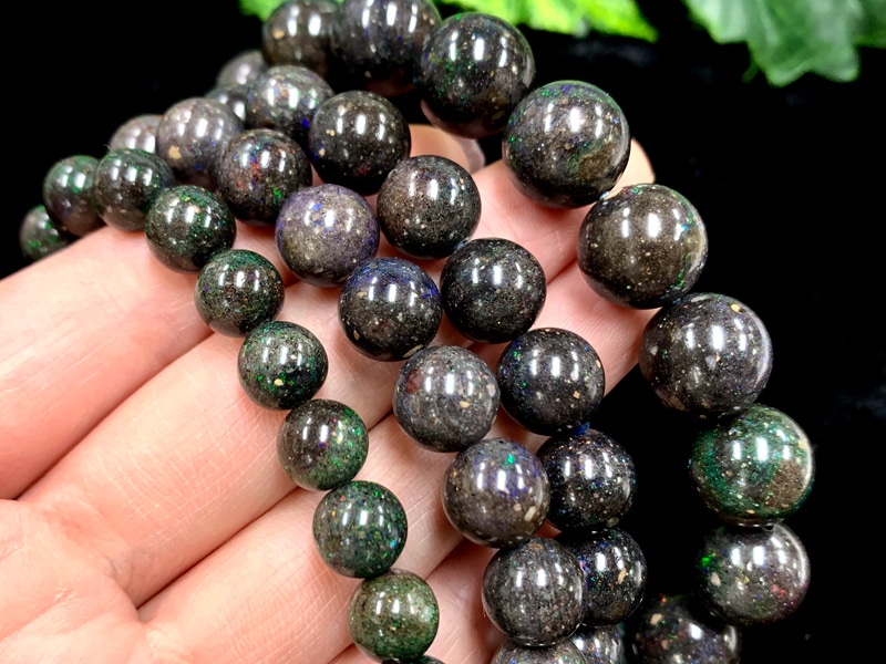 ★天然宝石★100A★超珍しい★タイチンブラックルチルクォーツ ブレスレット巨大13mm★ ブラックダイヤモンド [014103-3234] : 天然石、宝石ルース(裸石)販売