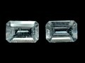 透明度◎美しいブルーカラー★宝石ルース/アクアマリン（aquamarine/beryl/藍柱石）/スクエアカット/約0.4ct/約6×4mm/1粒【天然石/パワーストーン】【アメリカツーソン・香港展示