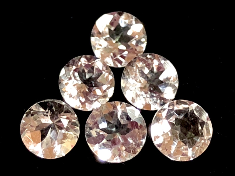 透明度◎優しいピンクカラー☆宝石ルース/モルガナイト（Morganite  