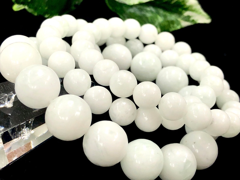 濃密な天使の羽☆天然石ブレスレット/エンジェルフェザーフローライト