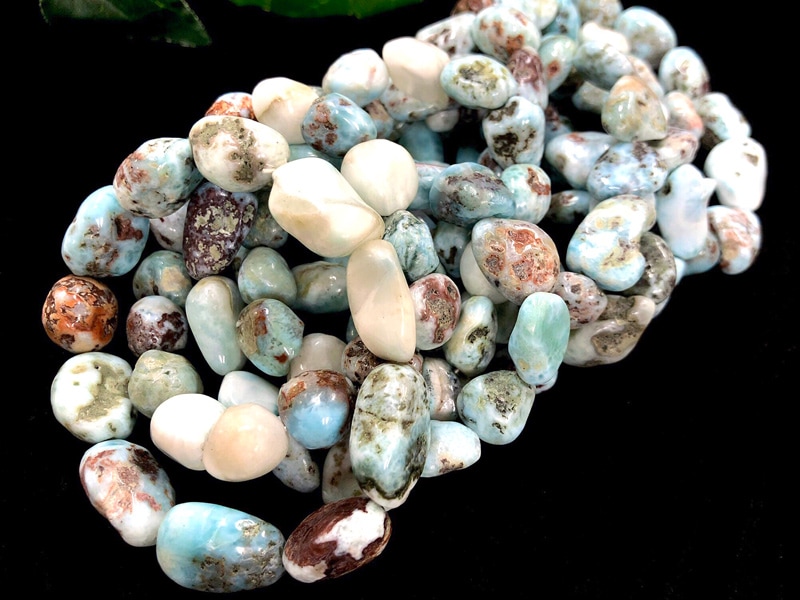 超激安SALE！☆天然石ブレスレットまとめ売り/ラリマー（ブルー  