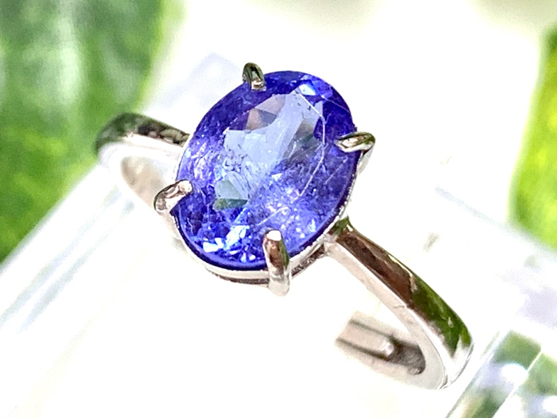 1点物】美発色＆高品質☆sv925製刻印有/天然石リング・指輪  