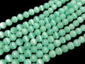 人気！★限定入荷★パワーストーンビーズ/キャッツアイブルー006/約6mm/1連【天然石/パワーストーン】【アメリカツーソン・香港展示会・世界各地出展品買い付け】|キャッツアイ|ガラス・プラスチック製