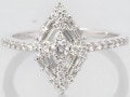 【1点物】鑑別書付き★世界四大宝石★K18WG★0.50ct★ラウンドブリリアントカット★天然石リング・指輪★天然ダイヤモンド（ダイアモンド/金剛石/Diamond）/12号/1個【天然石/パワースト