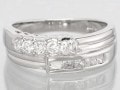【1点物】鑑別書付き★世界四大宝石★Pt900★0.50ct★プリンセスカット★天然石リング・指輪/天然ダイヤモンド（ダイアモンド/金剛石/Diamond）/12号/1個【天然石/パワーストーン】【世
