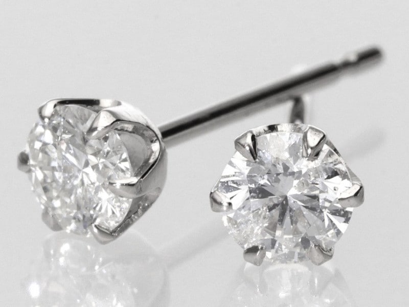 レア）天然アコやパール付きpt 900刻印デザインイヤリング レア）天然アコやパール付きpt 900刻印デザインイヤリング