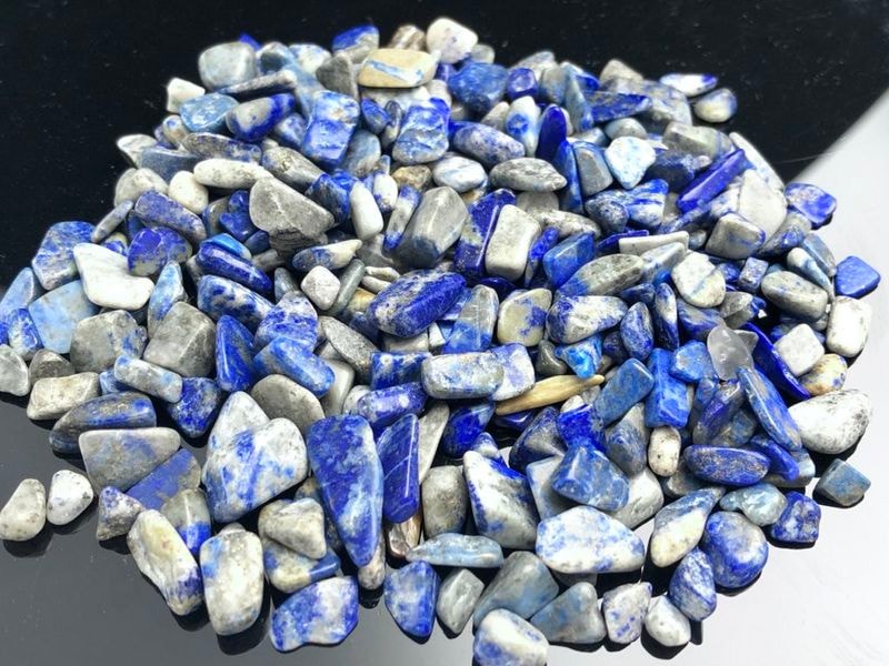 ���䤫�˾塪��ŷ���Ф�������å�/���ե��˥�����/��ԥ��饺���Lapis-lazuli/�Ķ��С�/L������/500g/γ��������3-10mm��ŷ����/�ѥ���ȡ���ۡڥ���ꥫ�ġ����󡦹��Ÿ�����������Ͻ�Ÿ���㤤�դ���