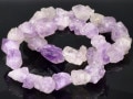 愛らしい質感★ケニア産★天然石ブレスレット/シリウスアメジスト(amethyst/紫水晶/アメシスト)/タンブル/約12×15mm/1本【天然石/パワーストーン】【アメリカツーソン・香港展示会・世界各