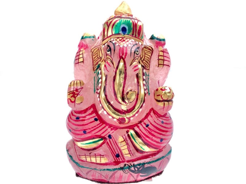 超希少】ピンクのガネーシャ 幸運ブレスレット•置物 心を整えて運を