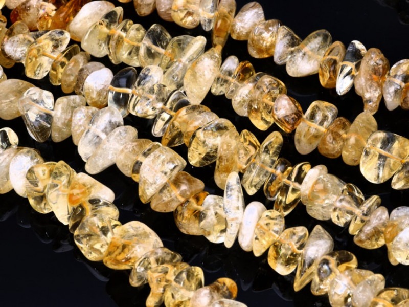 金運·浄化】シトリン☆ ファントム☆黄水晶 六角柱レインボー原石A980