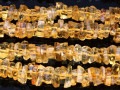 金運の定番石★5A/天然石ビーズ/シトリン（黄水晶/Citrine）/タンブルファセットカット/約8×3mm/1連【天然石/パワーストーン】【アメリカツーソン・香港展示会・世界各地出展品買い付け】|シ