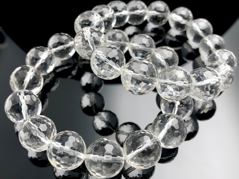 �֥饸�뻺��ŷ���Х֥쥹��å�/�徽��crystal/Quartz/���ꥹ�����/128�̥��å�/��14mm/1�ܡ�ŷ����/�ѥ���ȡ���ۡڥ���ꥫ�ġ����󡦹��Ÿ�����������Ͻ�Ÿ���㤤�դ���