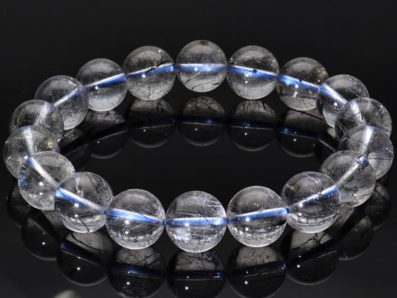 ☆高品質☆【ブレスレット】太陽タイチンルチルクォーツ (最高級