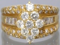 【1点物】鑑別書付き★世界四大宝石★K18★1.56ct★ラウンドブリリアントカット★天然石リング・指輪★天然ダイヤモンド（ダイアモンド/金剛石/Diamond）/12号/1個【天然石/パワーストーン