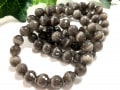 人気！★限定入荷★キャッツアイブレスレット/グレー002/128面カット/約9-10mm/1本【パワーストーン】【アメリカツーソン・香港展示会・世界各地出展品買い付け】|キャッツアイ|ガラス・プラスチ