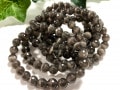 人気！★限定入荷★キャッツアイブレスレット/グレー002/128面カット/約7-8mm/1本【パワーストーン】【アメリカツーソン・香港展示会・世界各地出展品買い付け】|キャッツアイ|ガラス・プラスチッ