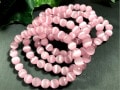 人気！★限定入荷★キャッツアイブレスレット/ピンク001/128面カット/約7-8mm/1本【パワーストーン】【アメリカツーソン・香港展示会・世界各地出展品買い付け】|キャッツアイ|ガラス・プラスチッ