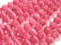 人気！★限定入荷★パワーストーンビーズ/キャッツアイピンク002/約8mm/1連【天然石/パワーストーン】【アメリカツーソン・香港展示会・世界各地出展品買い付け】|ガラス・プラスチック製：ビーズ|ガラ