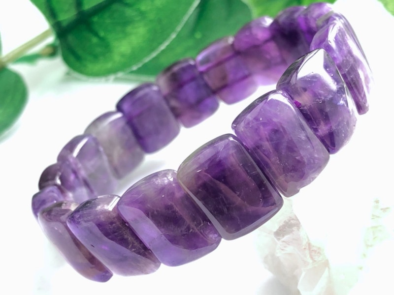 天然石（エレスチャルアメジスト、グリーンアメジスト、ブルートパーズ等）ブレス 0000000257232_tQ8ov7z.jpg