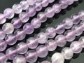 美しい透明感と優しいラベンダーカラー★天然石ビーズ/ラベンダーアメジスト（Amethyst/紫水晶/アメシスト）/ラウンド/約6mm/1連【天然石/パワーストーン】【アメリカツーソン・香港展示会・世界