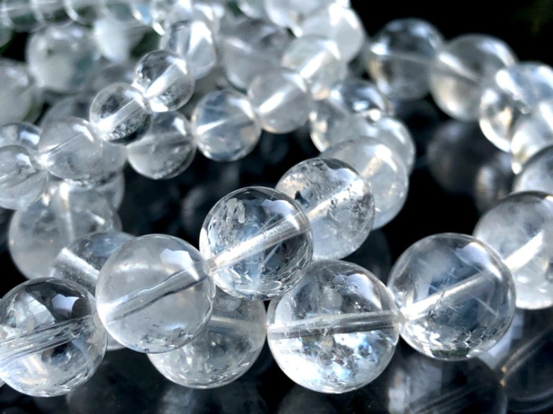 希少石☆天使のはしご☆神秘の光☆天然石ブレスレット/エンジェル