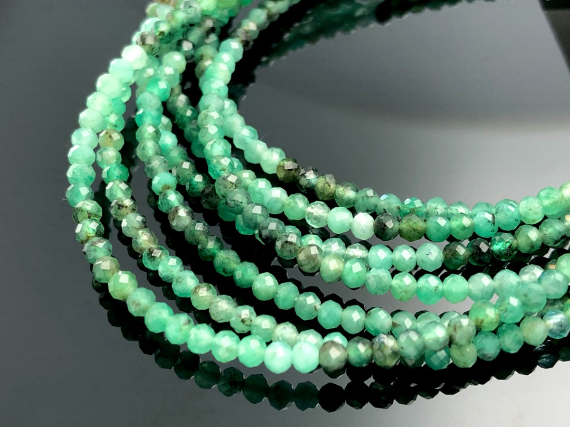 世界四大宝石☆緑の貴石☆SV925製/天然石ブレスレット/エメラルド  