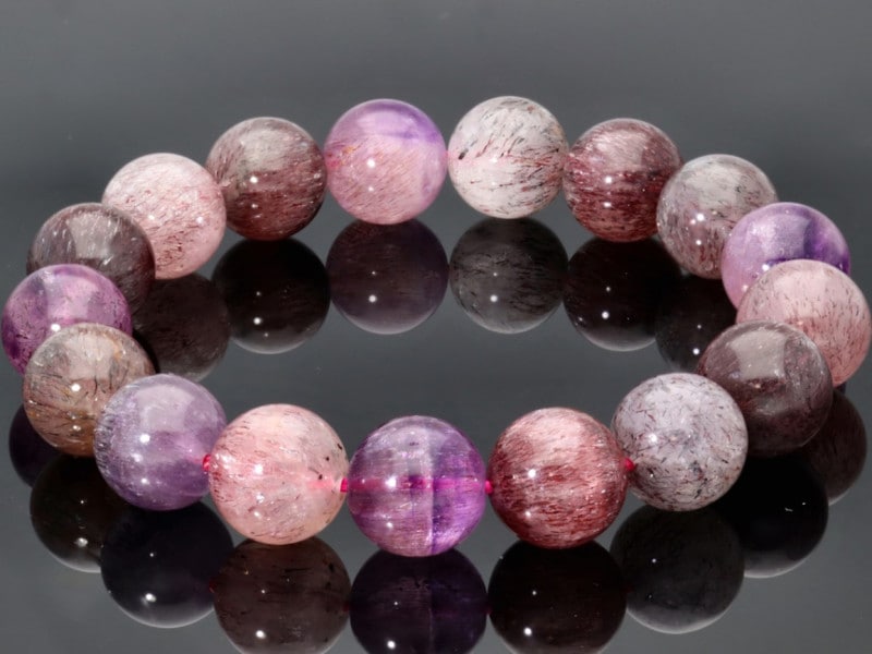 ��1��ʪ��5A���졼�ɡ�ǻ������ʪ��ŷ���Х֥쥹��å�/�����ѡ����֥�(Super seven/��������åɥ��֥�)/�饦���/��12mm/1�ܡ�ŷ����/�ѥ���ȡ���ۡڥ���ꥫ�ġ����󡦹��Ÿ�����������Ͻ�Ÿ���㤤�դ���