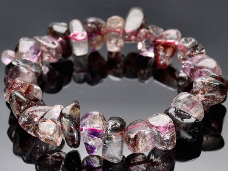 モルダバイトサザレ×スーパーセブンレッドブレスレット