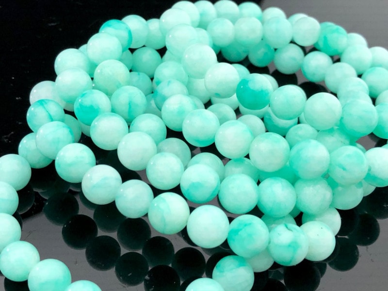 ★大放出セール★絆を強める石【12mmグリーンアゲート『瑪瑙』ラウンド連】❤ ☆大放出セール☆絆を強める石【12mmグリーンアゲート『瑪瑙』ラウンド