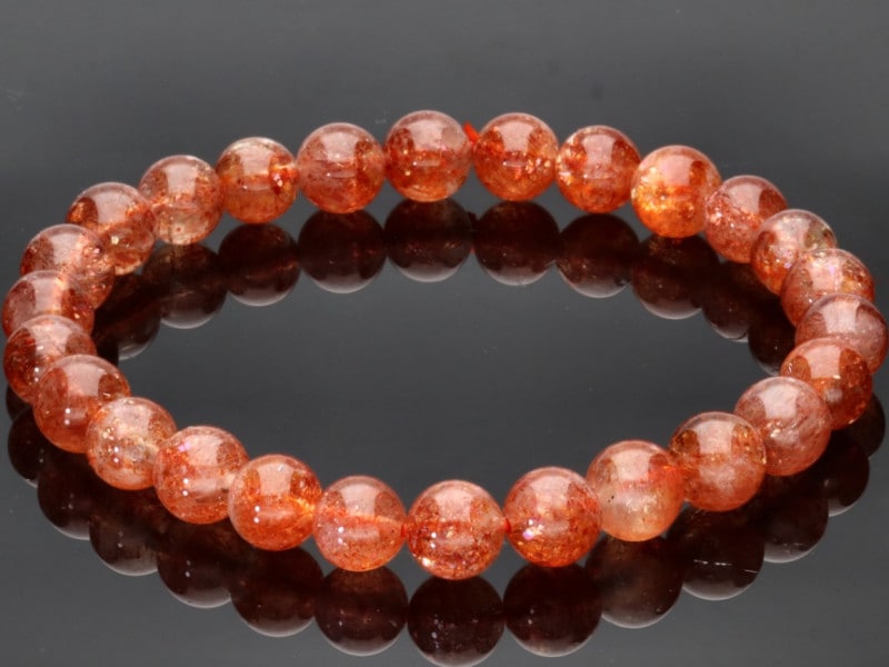 1ʪ5A󥯡饮εۤСŷХ֥쥹å/󥹥ȡsunstone/Heliolite/Ĺ/إꥪ饤/٥󡦥եɥѡ/饦/7mm/1ܡŷ/ѥȡۡڥꥫġ󡦹ŸϽŸ㤤դ