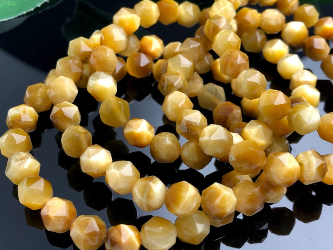 パワーストーン タイガーアイ 金色に輝く虎 激レア希少美品