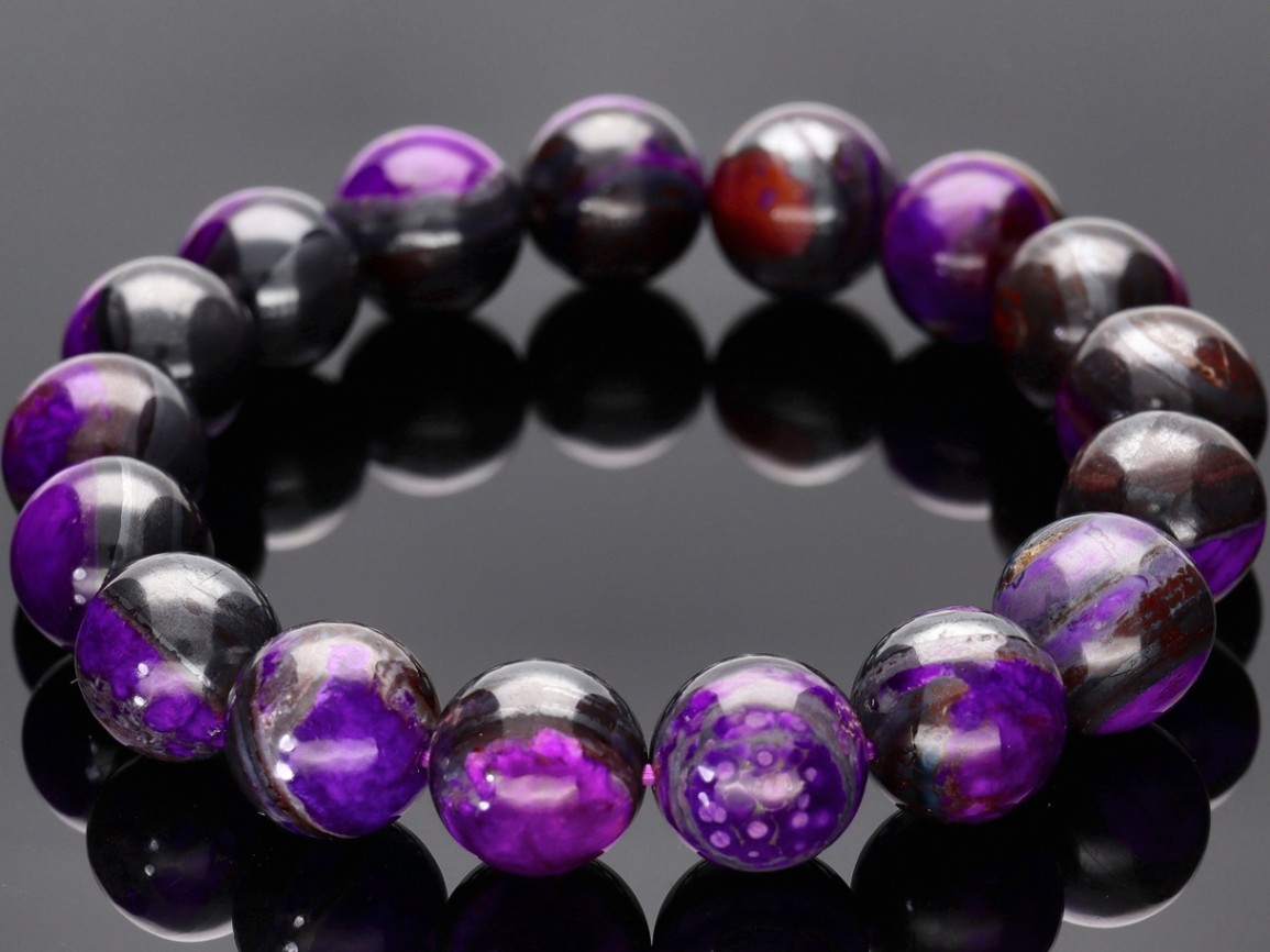 1点物】超美色！世界三大ヒーリングストーン☆FA/天然石ブレスレット