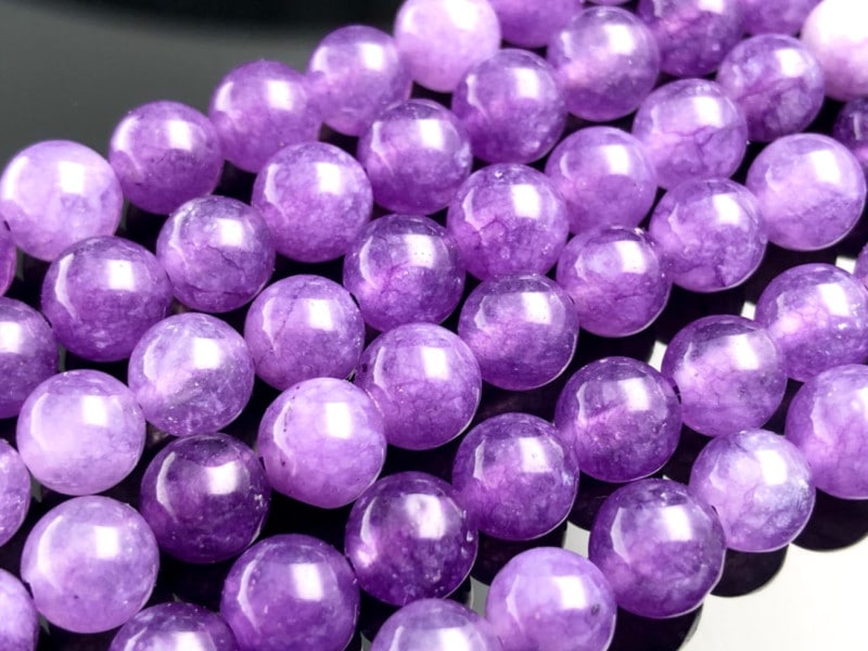アメジスト ○1連販売○ブルートパーズ【丸玉】6mm【天然石 ビーズ