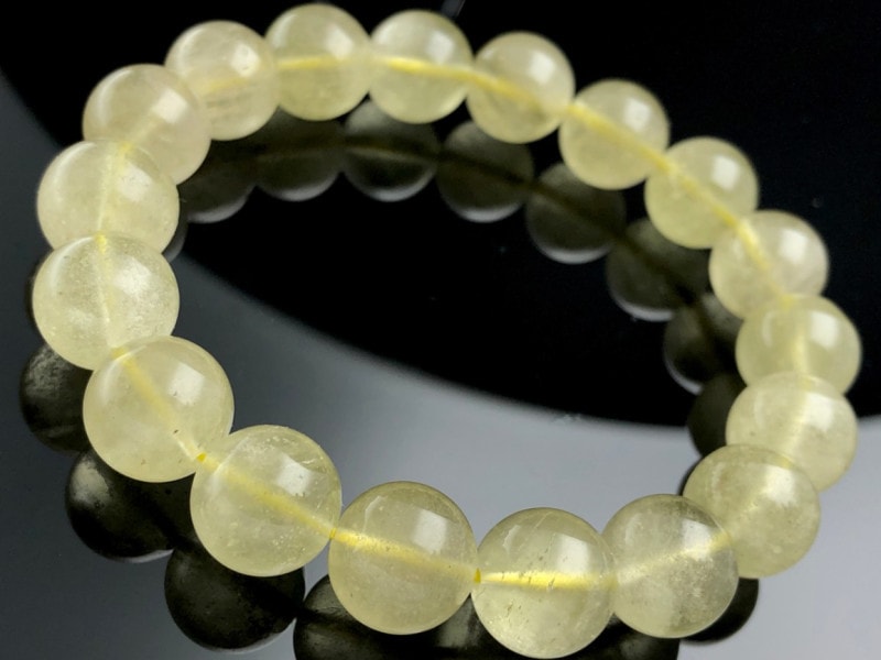 16mm☆リビアングラス ヒマラヤ水晶 タンブル カット☆ブレス 天然石