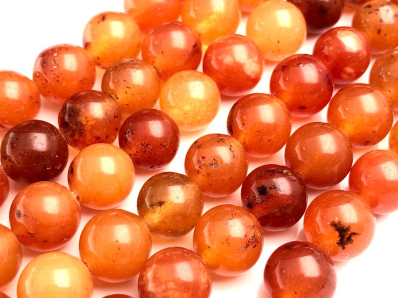 1連売り☆天然石 ミックスベリルカラーアゲート パワーストーン 粒売り