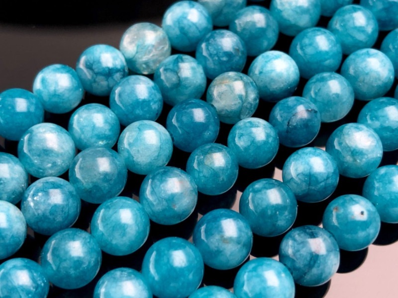 天然石　パワーストーン　マーブル 新着商品☆濃い紫マーブルとシリカのバランスが絶妙！高品質