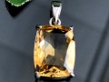 【1点物】sv925★天然石ペンダントトップ/シトリン（黄水晶/Citrine）/1個【天然石/パワーストーン】【アメリカツーソン・香港展示会・世界各地ミネラルショー出展品買い付け】|シトリン：指輪・