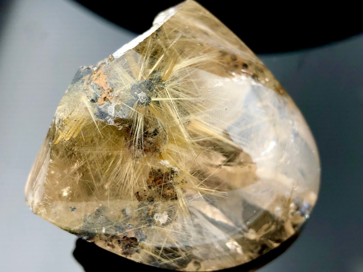 1点物】超プレミア☆鉱物標本☆美しい太陽金針結晶☆ブラジル産☆天然