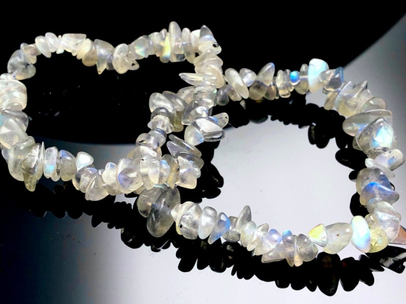 ��͵���ŷ���Х֥쥹��å�/��֥�ɥ饤��(Labradorite/�⳥Ĺ��)/�����쥫�å�/��8��3mm/1�ܡ�ŷ����/�ѥ���ȡ���ۡڥ���ꥫ�ġ����󡦹��Ÿ�����������Ͻ�Ÿ���㤤�դ���